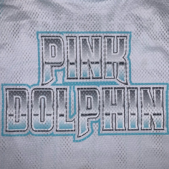 Pink Dolphin Men’s Mesh/Jersey Tank Top Wifebeater - Picture 3 of 4